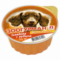 консервы для собак "зоогурман" мясной рацион с говядиной и рубцом