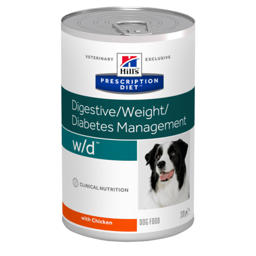 консервы для собак "hill's prescription diet w/d" (хиллс) лечение сахарного диабета, запоров, колитов, контроль веса