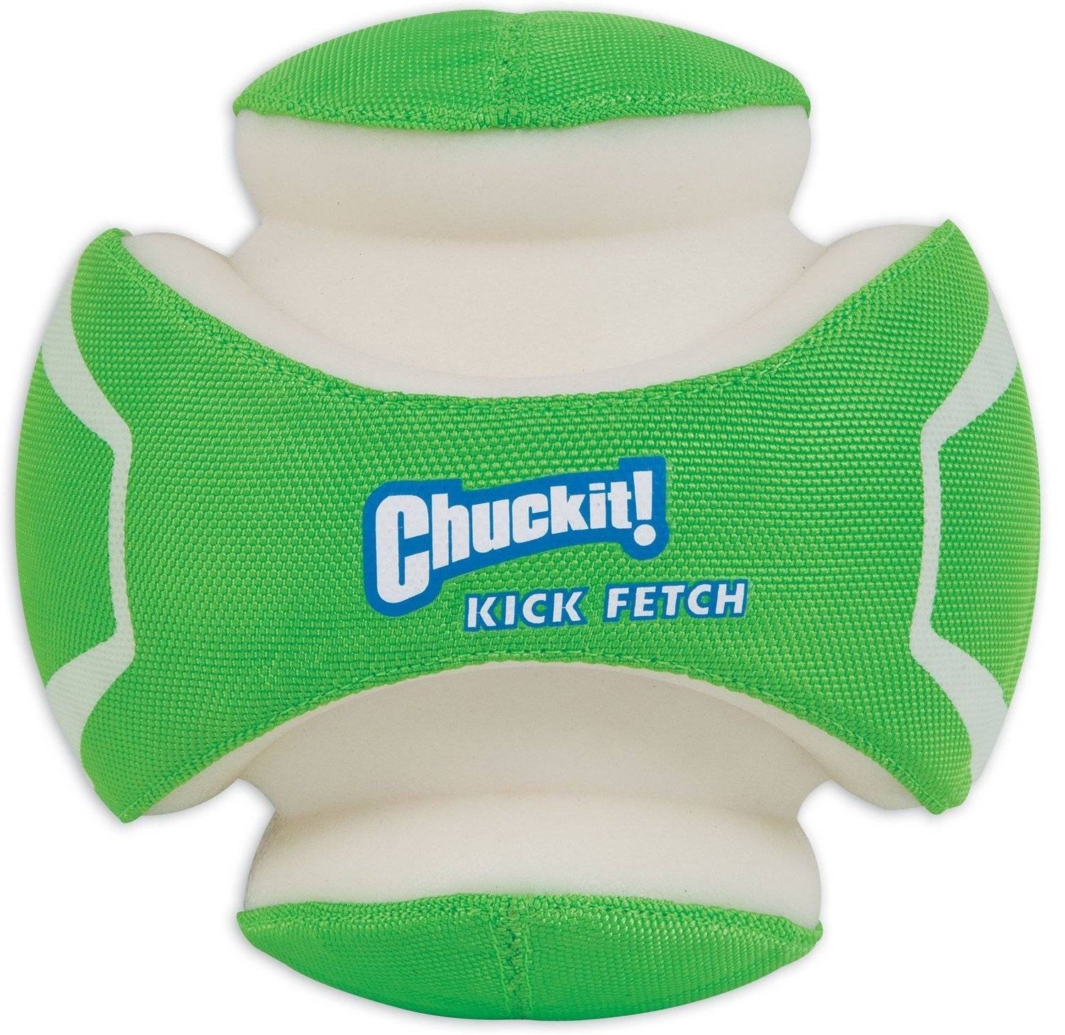 игрушка для собак chuckit! kick fatch max glow "светящийся мяч" (резина) (s, d-13см)