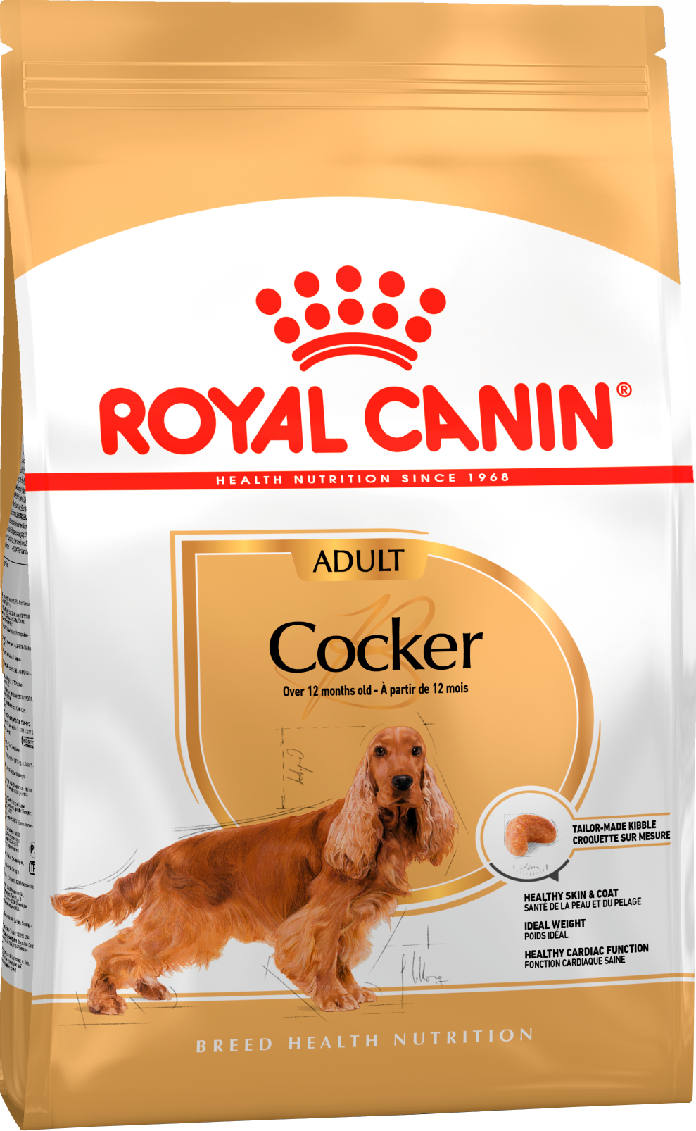 сухой корм royal canin cocker для взрослых собак породы кокер спаниель