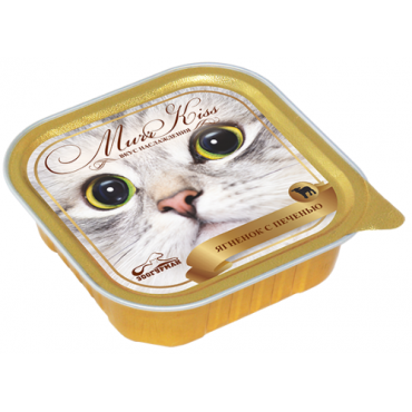 консервы для кошек "murr kiss" (мурр кисс) с ягнёнком и печенью тм зоогурман