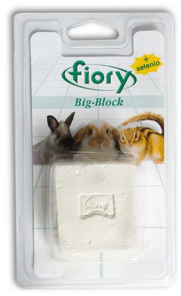 био-камень для грызунов "fiory big-block" (фиори) с селеном