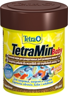 tetramin baby корм для мальков до 1 см мелкая крупа 66 мл