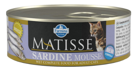 консервы для кошек "farmina matisse" (фармина) мусс с сардинами