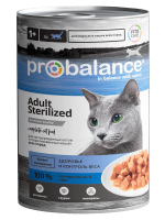 консервы для стерилизованных кошек "probalance sterilized" (пробаланс)