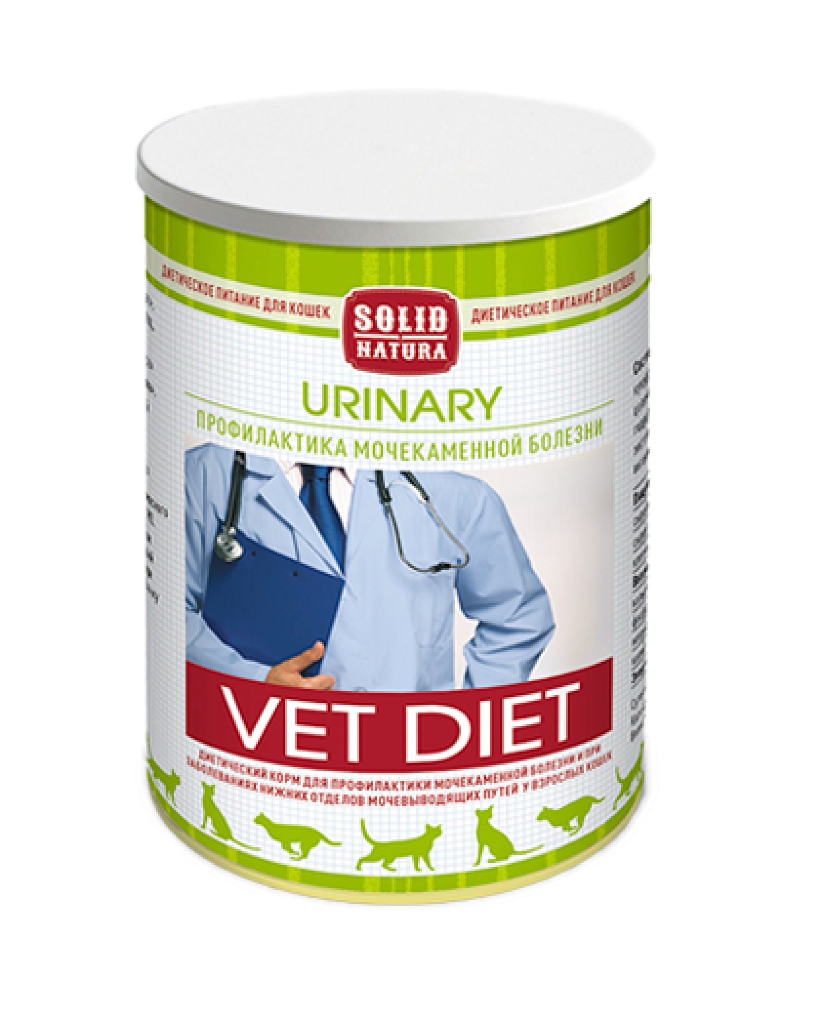 solid natura vet urinary (солид натура уринари) диета для кошек влажный