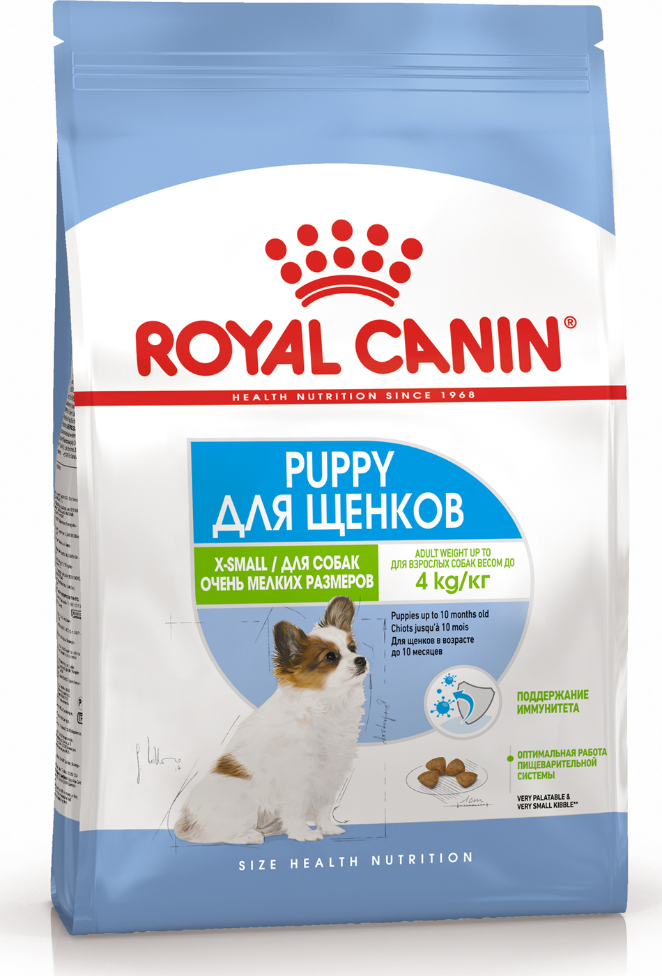 сухой корм для щенков малых пород "royal canin x-small junior" (роял канин)