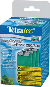 tetra ec 250/300c фильтрующие картриджи без угля для внутренних фильтров easycrystal 250/300 3 шт.