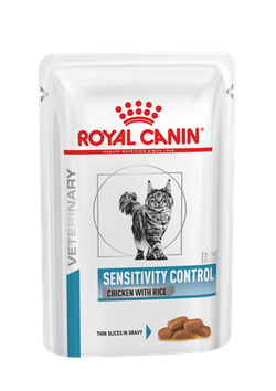паучи для кошек "royal canin sensitivity control" (роял канин) пищевая аллергия