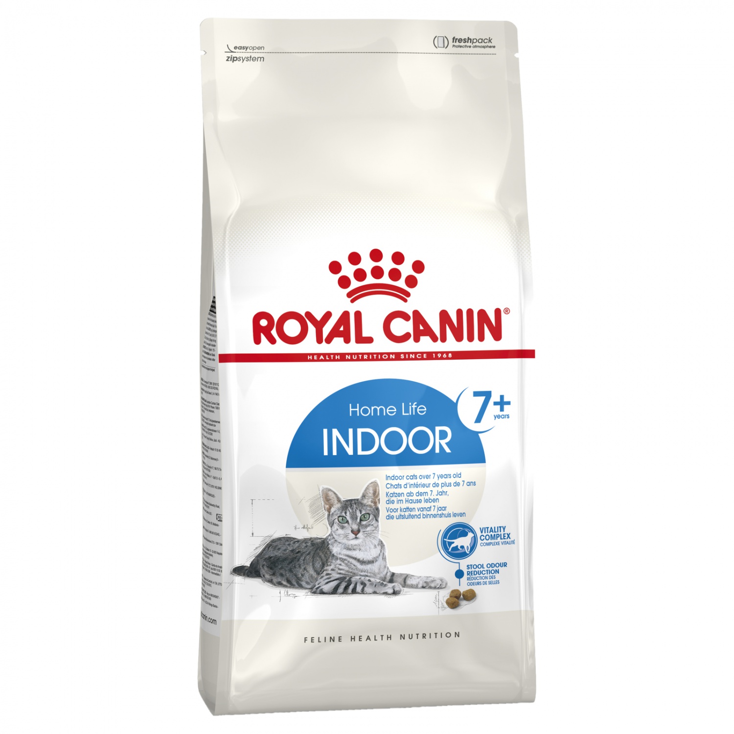 сухой корм royal canin indoor +7 для пожилых кошек, для живущих в помещении