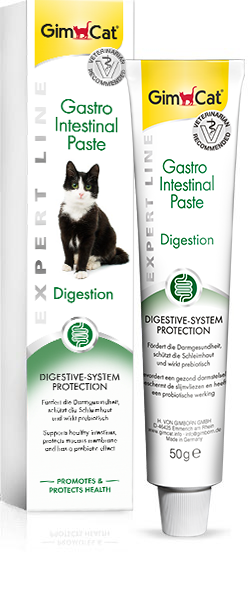 паста для поддержания здоровья кишечника у кошек "gimcat expert line gastrointestinal paste"