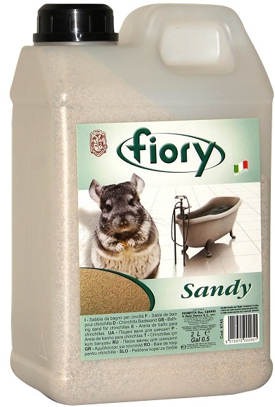 fiory песок для шиншилл sandy