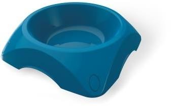 bama pet миска пластиковая для собак 1200 мл, синяя