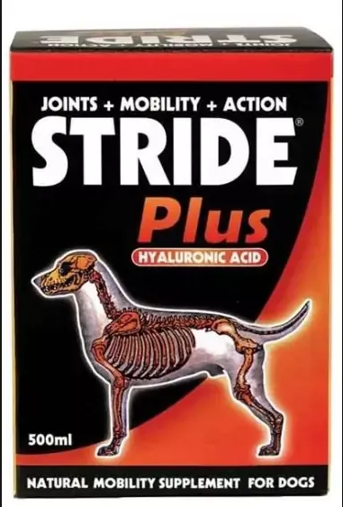 stride plus, кормовая добавка для лечения и профилактики заболеваний суставов для собак, 500 мл