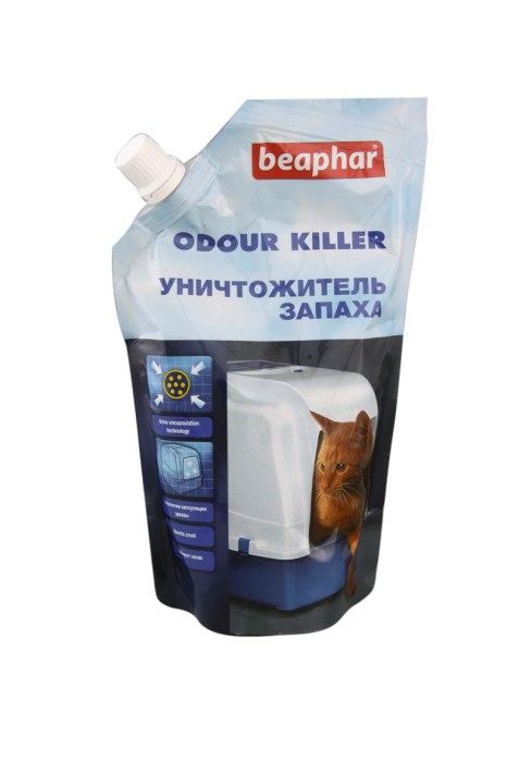 beaphar  odour killer уничтожитель запаха для кошачьих туалетов (гранулы) 400г