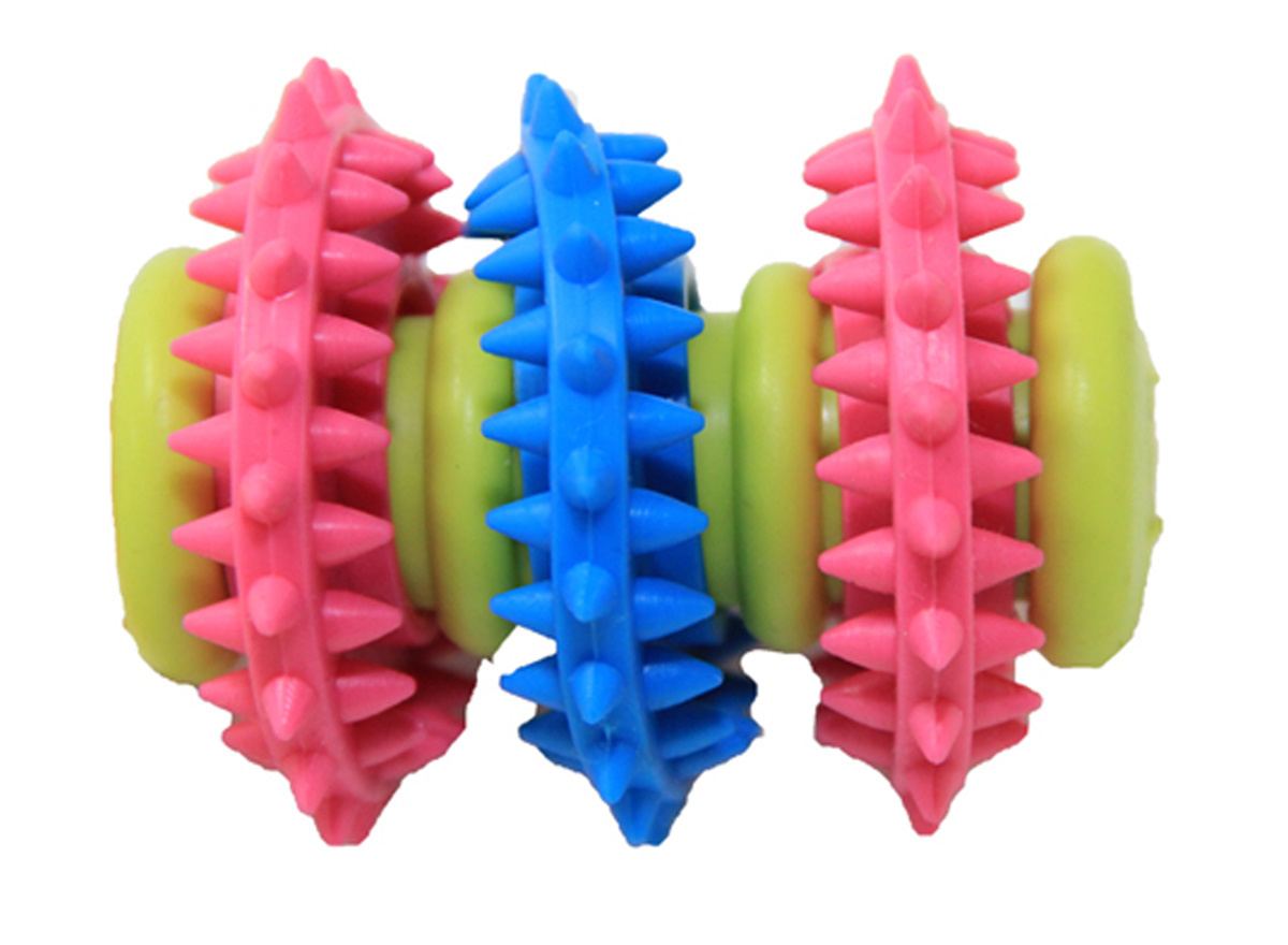 игрушка для собак "homepet dental" косточка-гантель 6,8 см