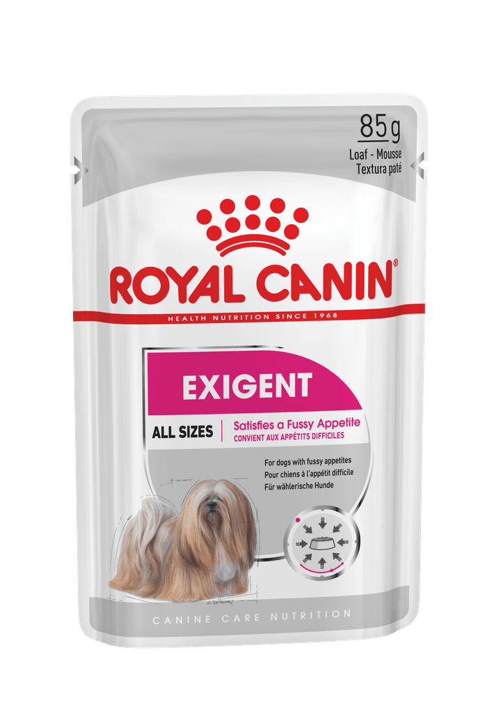 паучи для собак привередливых в питании "royal canin exigent care" (паштет)