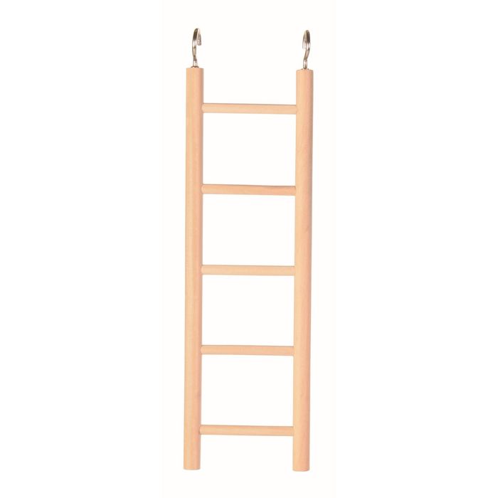 лестница для попугая "trixie" (трикси) деревянная 24 см 5 ступенек