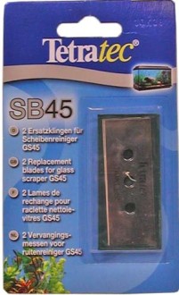 tetra sb 45 запасные лезвия для скребка 2 шт.