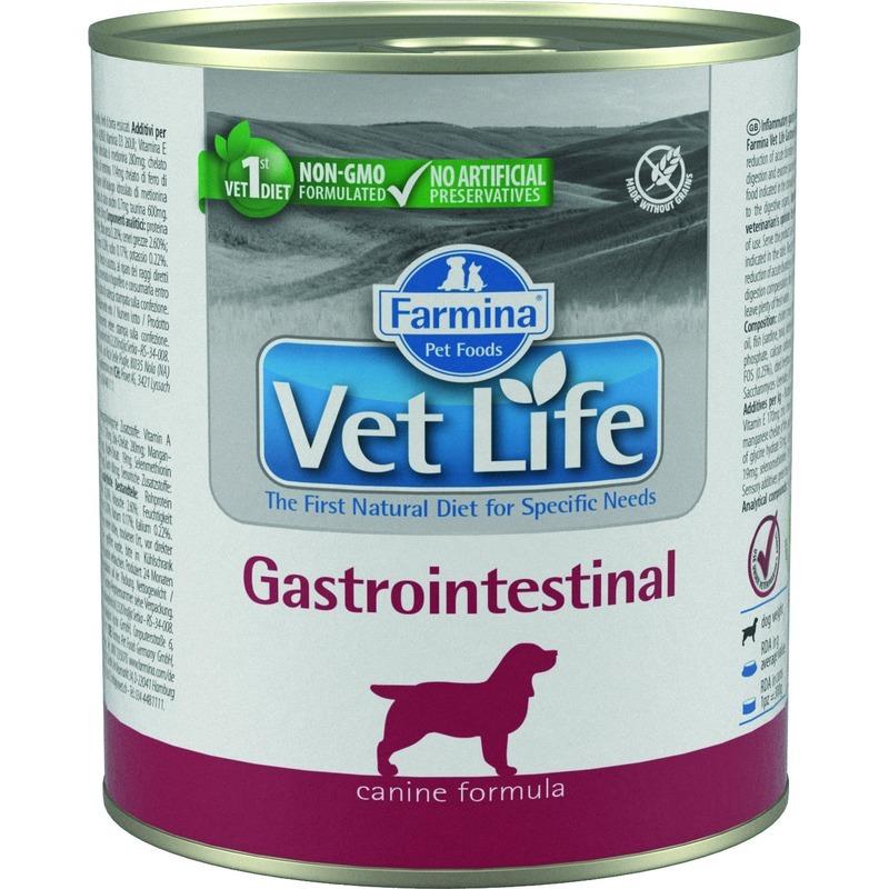 консервы для собак при заболеваниях жкт "farmina vet life gastrointestinal" (фармина гастроинтестинал)