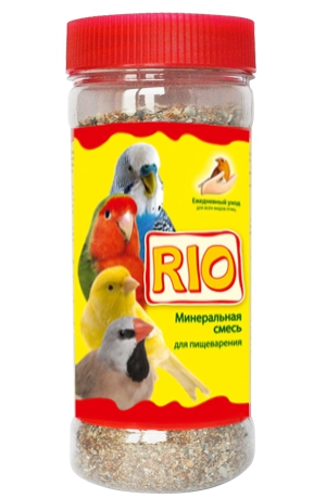минеральная смесь для всех видов птиц "rio" (рио) при проблемах с пищеварением
