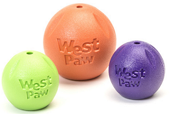 zogoflex игрушка для собак мячик rando 6 см фиолетовый