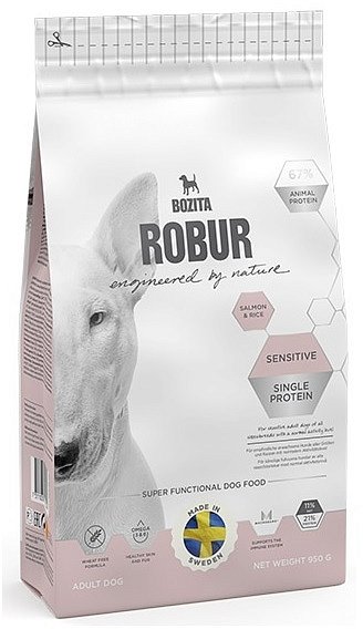сухой корм bozita robur sensitive single protein salmon & rice для взрослых собак с чувствительным пищеварением