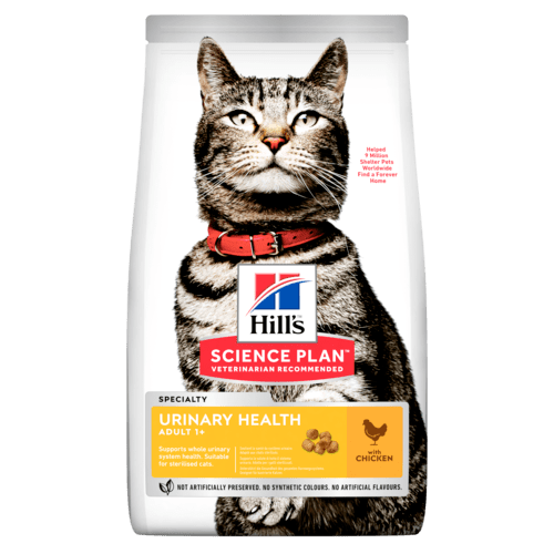 сухой корм для стерилизованных кошек "hill's science plan sterilised+urinary" (хиллс) с курицей