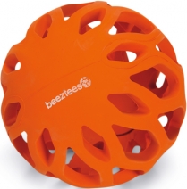 beeztees 626827 koko игрушка д/собак "мяч" ажурный резиновый, оранжевый 14см