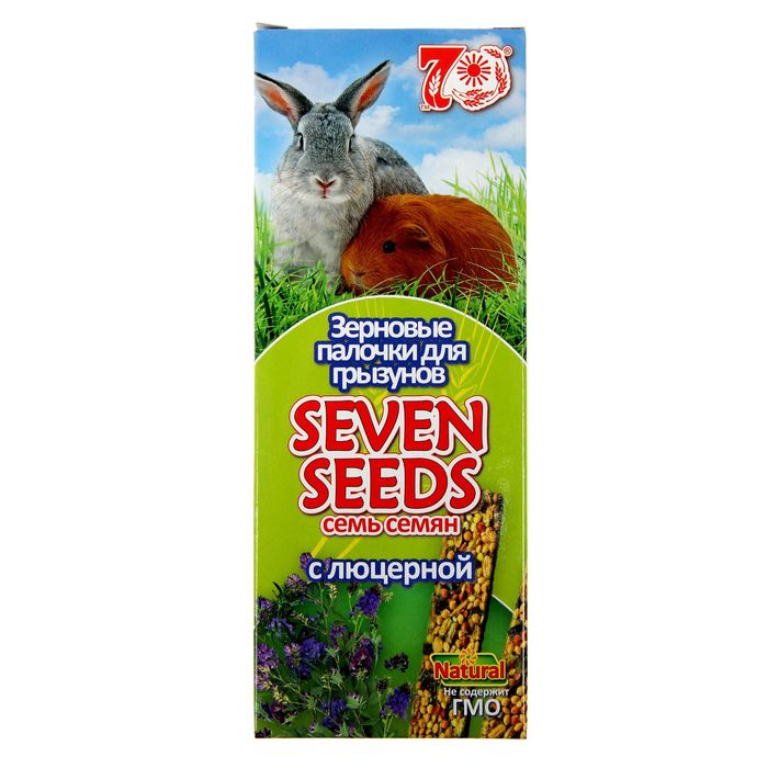 лакомство для грызунов "seven seeds" (7 семян) палочки с люцерной, 3 шт