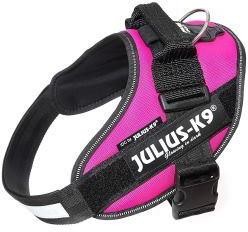julius-k9 шлейка для собак idc®-powerharness 0 (58-76см/ 14-25кг), темно-розовый