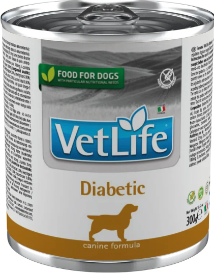 консервы для собак при диабете "farmina vet life diabetic" (фармина диабетик)
