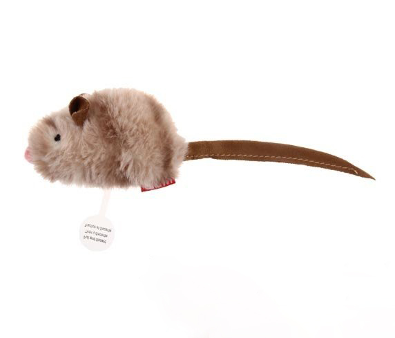 игрушка для кошек "gigwi" мышка с электронным чипом 9 см