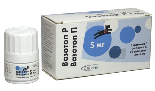 вазотоп р 5 мг, таблетки №28, 1 флакон