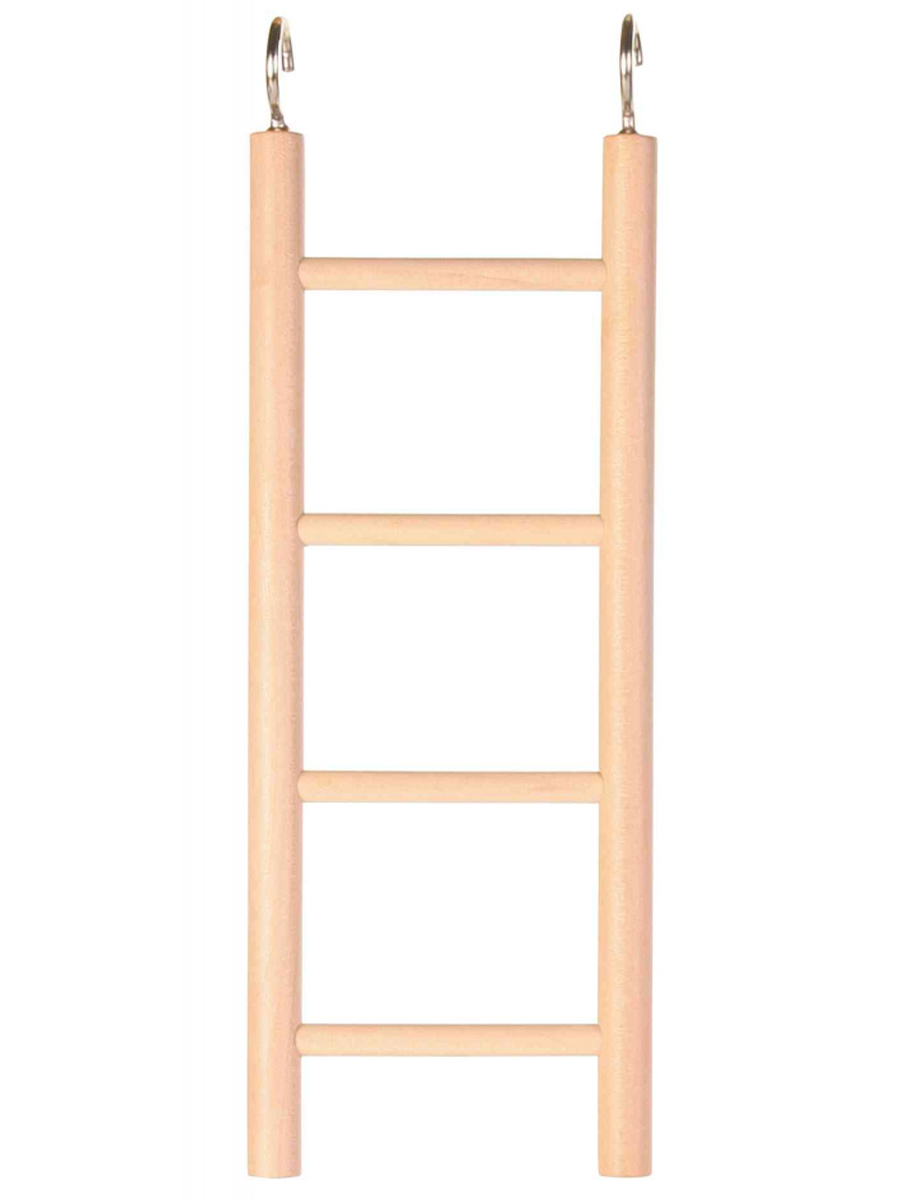 trixie лестница для попугая дерев. 20см 4 ступеньки