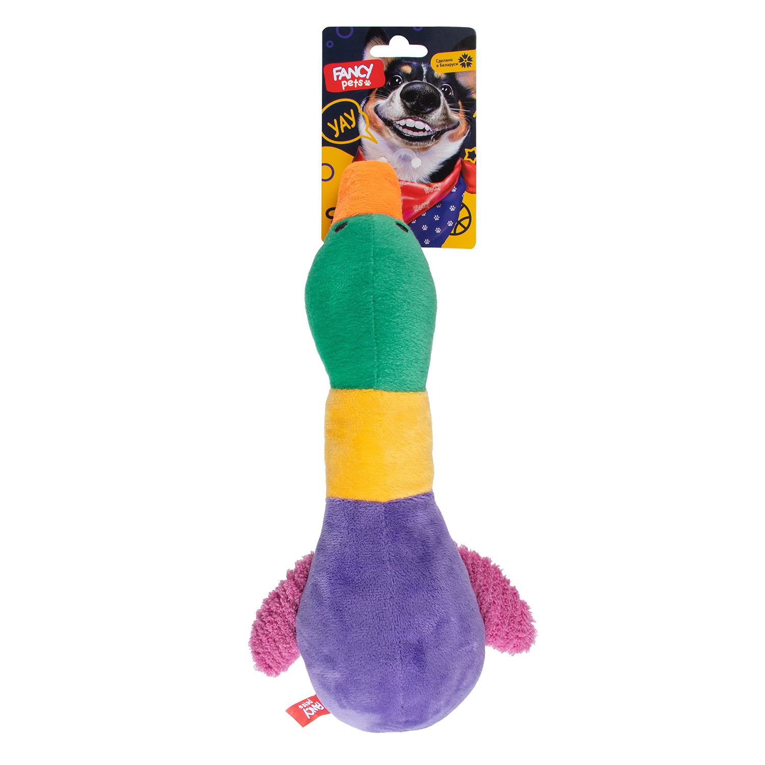 игрушка для собак "fancy pets" (фэнси петс) утка (мягкая) 31 см