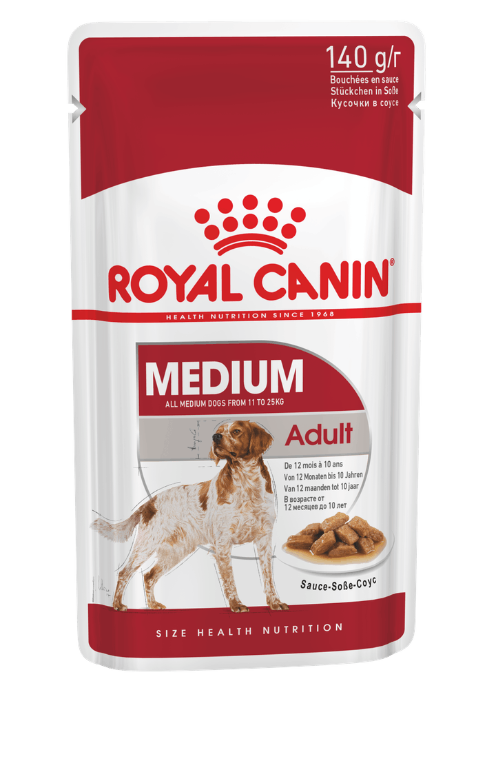 паучи royal canin medium adult для собак средних пород