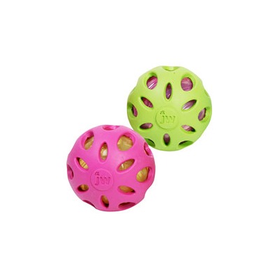игрушка для собак jw crackle & crunch ball "мяч сетчатый хрустящий" (medium)