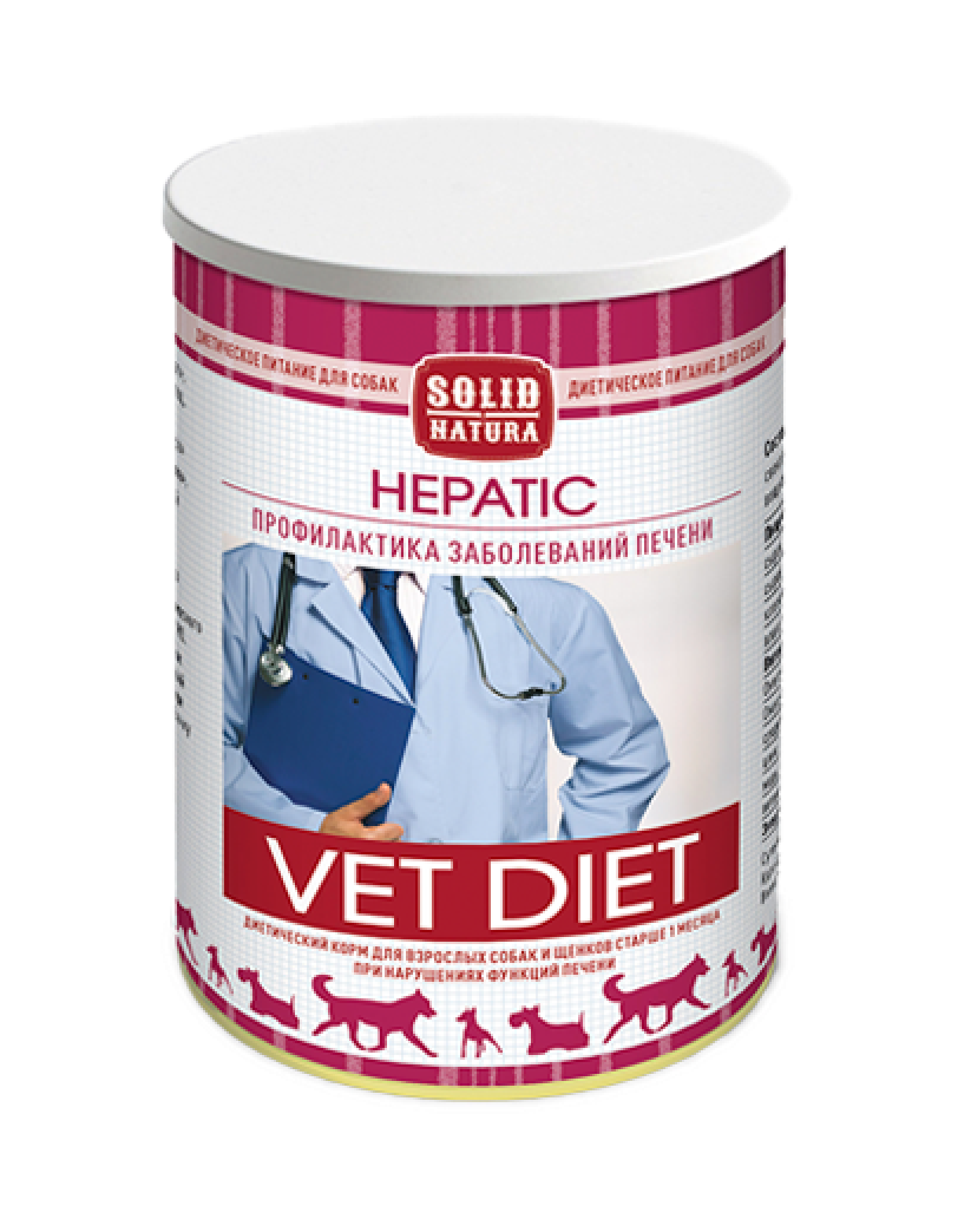 solid natura vet hepatic диета для собак влажный