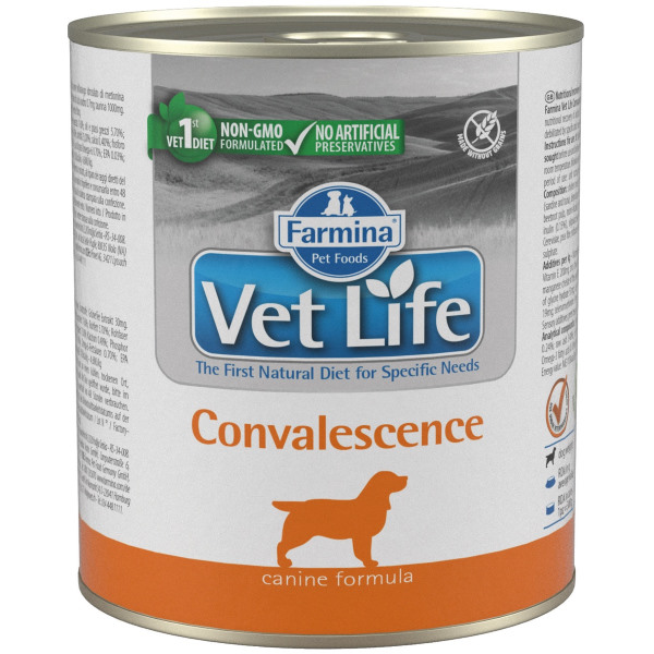 консервы для собак в период восстановления "farmina vet life convalescence" (фармина конвалесенс)