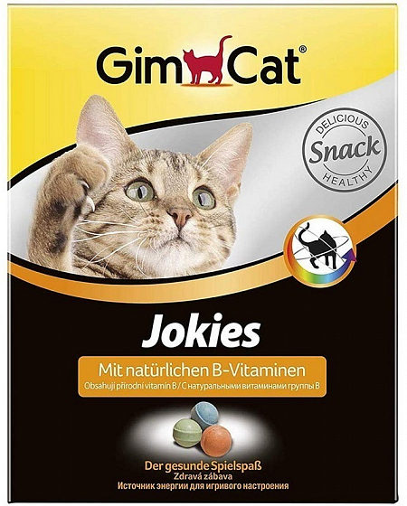 витаминизированное лакомство gimcat jokies для кошек