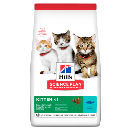 сухой корм для котят "hill's science plan kitten" (хиллс) с тунцом