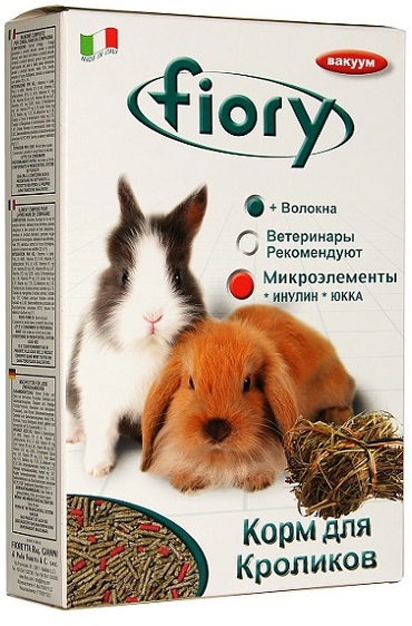 корм для кроликов "fiory pellettato" (фиори) гранулированный