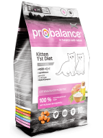 сухой корм для котят "probalance" (пробаланс) с цыплёнком