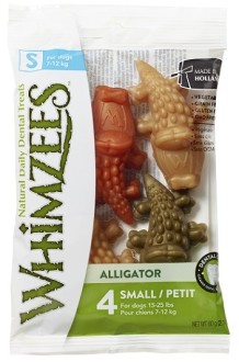 whimzees крокодильчик для собак s 7 см 4 шт в блистере
