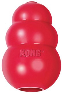 игрушка для собак "kong classic l" (конг) большая 10 х 6 см