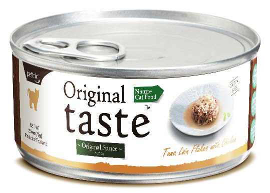 влажный корм для кошек "pettric original taste" (петтрик) тунец с курицей в соусе, 70 г