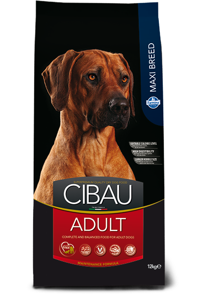 фармина cibau adult maxi сухой корм для собак крупных пород