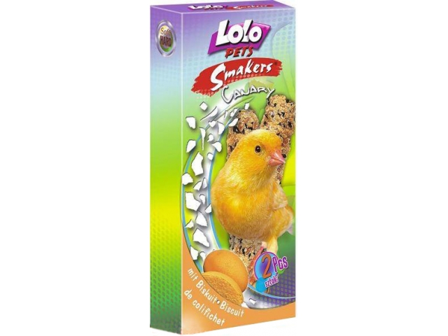палочки для декоративных птиц "lolo pets smakers" (лоло петс) яичные