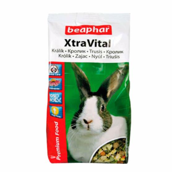 корм для кроликов "beaphar xtra vital" 1кг
